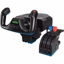 Logitech G G Saitek PRO Flight Yoke System, simulation de vol, Avec fil, USB, 220 mm, 477 mm, 400 mm