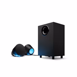 Logitech G G560 Haut-parleur gaming pour PC LIGHTSYNC, 2.1 canaux, 120 W, PC/ordinateur portable, Noir, 240 W, 166 x 118 x 14 ...