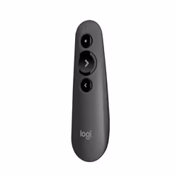 Logitech R500 Laser Presentation Remote, Bluetooth/RF, USB, 20 m, Graphite