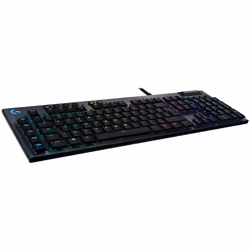Logitech G G815 Clavier gaming mécanique LIGHTSYNC RVB, Taille réelle (100 %), USB, Clavier mécanique, AZERTY, LED RGB, Charb ...
