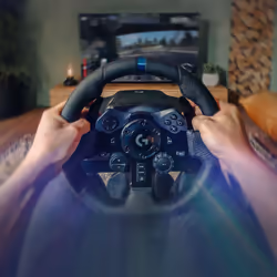 Logitech G G923 Racing Wheel and Pedals for PS5, PS4 and PC Noir USB Volant + pédales PC, PlayStation 4