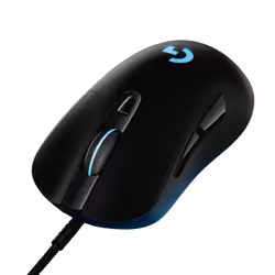 Logitech G G403 Ratón HERO para gaming, Droitier, Optique, USB Type-A, 25600 DPI, 1 ms, Noir