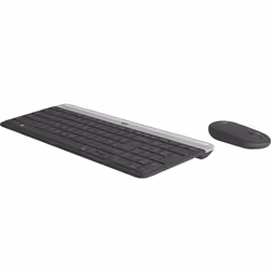 Logitech Slim Wireless Keyboard and Mouse Combo MK470 clavier USB AZERTY Français Graphite