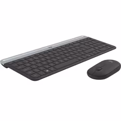 Logitech Slim Wireless Keyboard and Mouse Combo MK470 clavier USB AZERTY Français Graphite - Vue supplémentaire 5