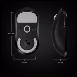 PRO X SUPERLIGHT Wireless Gaming Mouse Black - Vue supplémentaire 8