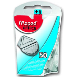 50x Coins lettre aluminium Maped 25 mm (348011)