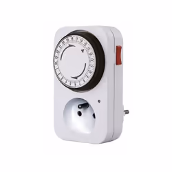 Perel TOOL122, Programmateur journalier, Noir, Blanc, Analogique, 1 jour(s), 230 V, 50 Hz