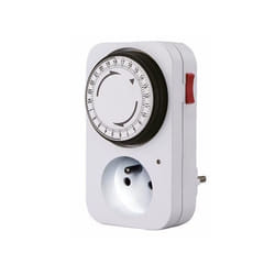Perel TOOL122 Noir, Blanc Programmateur journalier