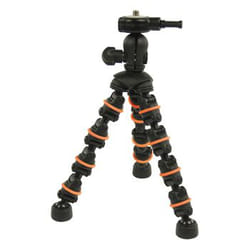 CamLink CL-TP130 trépied Caméras numériques 3 pieds Noir, Orange