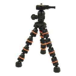 CamLink CL-TP130 trépied Caméras numériques 3 pieds Noir, Orange