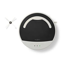 Nedis VCRO210BK robot aspirateur 0,3 L Sans sac Noir, Blanc