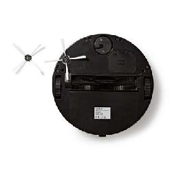 Nedis VCRO210BK robot aspirateur 0,3 L Sans sac Noir, Blanc
