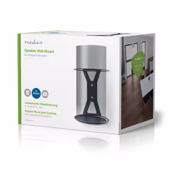 Nedis SPMT3000BK support de haut-parleurs Mur Acier Noir - Vue supplémentaire 5