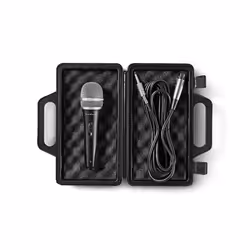 Nedis MPWD50CBK microphone Noir, Gris Microphone pour instrument
