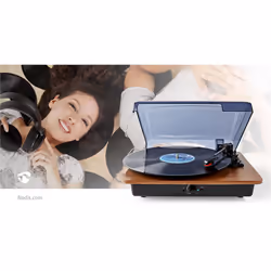 Nedis TURN200BN platine Tourne-disque entraîné par courroie Noir, Marron Manuel - Vue supplémentaire 14