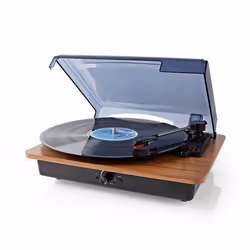 Nedis TURN200BN platine Tourne-disque entraîné par courroie Noir, Marron Manuel - Vue supplémentaire 8