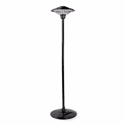 Nedis HTPA15EBK appareil de chauffage Extérieure Noir Chauffage d'appoint électrique halogène