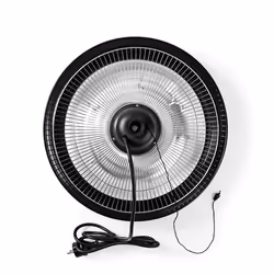 Nedis HTPA15EBK appareil de chauffage Extérieure Noir Chauffage d'appoint électrique halogène