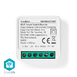 Nedis WIFIWMS10WT contrôleur d'éclairage domestique intelligent Avec fil &sans fil Blanc
