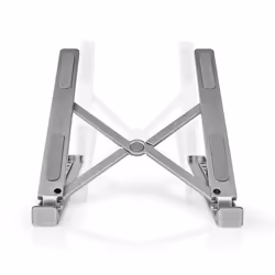 Nedis NBSTND100SI Support de livres Supports de Laptop Aluminium 43,2 cm (17")