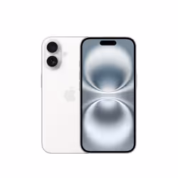 Apple iPhone 16 , 15,5 cm (6.1"), 2556 x 1179 pixels, 128 Go, 48 MP, iOS 18, Blanc