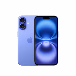 Apple iPhone 16 , 15,5 cm (6.1"), 2556 x 1179 pixels, 128 Go, 48 MP, iOS 18, Bleu