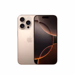 Apple iPhone 16 Pro , 16 cm (6.3"), 2622 x 1206 pixels, 512 Go, 48 MP, iOS 18, Sable