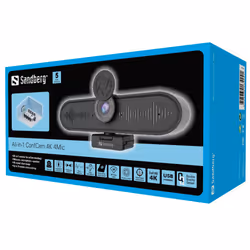 Sandberg 134-24 webcam 3264 x 2448 pixels USB 3.2 Gen 1 (3.1 Gen 1) Noir - Vue supplémentaire 7