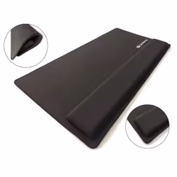 Sandberg Desk Pad Pro XXL, Noir, Uniforme, Repose-poignets, Base antidérapante, Tapis de souris de jeu