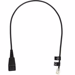 Jabra 8800-00-01, 0,5 m, QD, RJ10, Noir, Mâle, Mâle