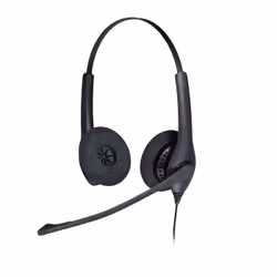 Jabra Biz 1500 Duo QD Casque Avec fil Arceau Bureau/Centre d'appels Noir (1519-0154)