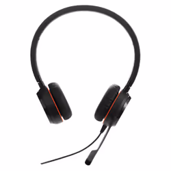 Jabra Evolve 20SE MS Stereo, Casque, Arceau, Bureau/Centre d'appels, Noir, Binaural, Volume +, Volume +