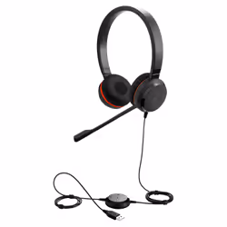Casque PC Bureau Bluetooth Noir Jabra Evolve 20SE MS Stéréo avec Micro et Fil Arceau - Vue supplémentaire 4