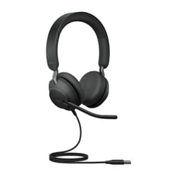 Casque Bluetooth MS Stereo avec fil pour bureau - Jabra Evolve2 40 Noir