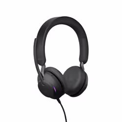 Casque Bluetooth MS Stereo avec fil pour bureau - Jabra Evolve2 40 Noir