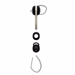 Jabra Talk 30 Casque Sans fil Crochets auriculaires, Arceau Appels/Musique Bluetooth Noir, Argent