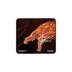 Steelseries QcK+ Limited Howl Edition Tapis de souris de jeu Noir, Rouge, Jaune