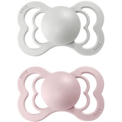 BIBS Supreme Natural Rubber Size 2: 6+ months Haze / Blossom 2 pcs