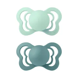 BIBS 2 SUCETTE COUTURE PACIFIER NORDIC MINT ISLAND SEA SIZE 2