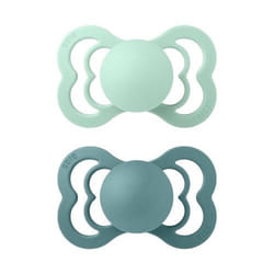 BIBS Sucette Supreme Size 1 Nordic Mint (Lot de 2)