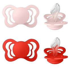 BIBS Natural Rubber Sucettes Taille 2 Lot de 2