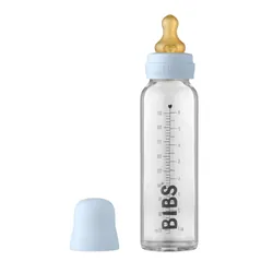 BIBS Baby Glass Bottle 225 ml Baby Blue 225 ml