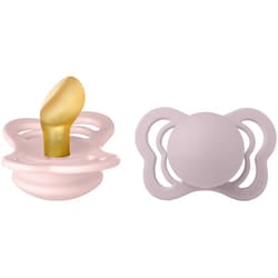 BIBS 02 SUCETTE COUTURE PACIFIER BLOSSOM/DUSKY LILAC SIZE 1