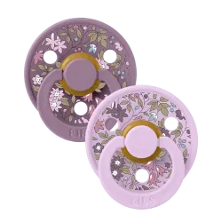 BIBS 02 SUCETTES COLOUR PACIFIER LIBERTY CHAMOMILE LAWN VIOLET SKY MIX SIZE 1 0M