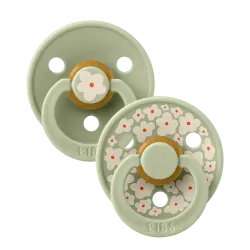 BIBS Studio Colour 2 Sucettes Taille 2 Jasmine – Sage Mix 6 à 18 Mois