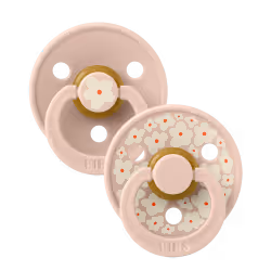 BIBS Studio Colour 2 Sucettes Taille 1 Jasmine – Blush Mix 0 à 6 Mois