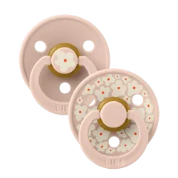 BIBS Studio Colour 2 Sucettes Taille 1 Jasmine – Blush Mix 0 à 6 Mois
