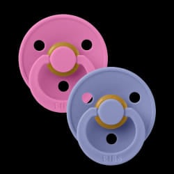 BIBS Colour 2 Sucettes Taille 2 Bubblegum – Peri 6 à 18 mois