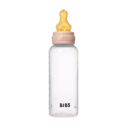 BIBS biberons PP sans BPA 270ml avec tétine en latex - Blush