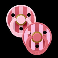 BIBS Studio Colour 2 Sucettes Taille 2 Baby Pink – Coral Mix 6 à 18 Mois